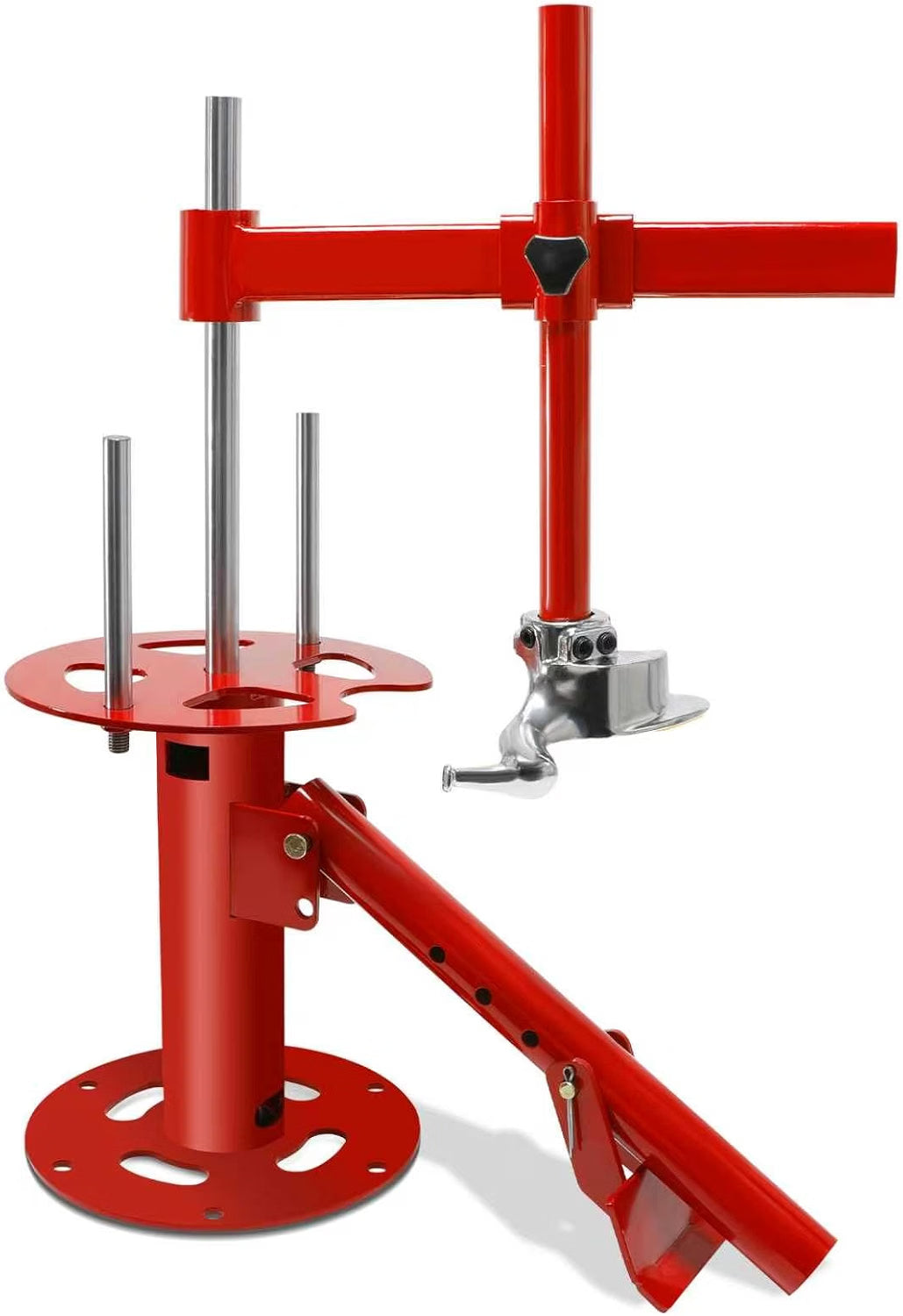 Manual Motorcycle Tire Changer, Portable Tire Changer with Duck Head Manual Motorcycle Tire Changer Machine, 4''-21'' Tire Change, Fit for Cars, Street Bike, Trailer, ATV, Truck, SUV