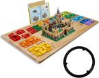 Rotating For Lego Building Baseplate Table with Storage