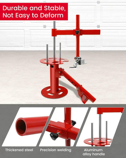 Manual Motorcycle Tire Changer, Portable Tire Changer with Duck Head Manual Motorcycle Tire Changer Machine, 4''-21'' Tire Change, Fit for Cars, Street Bike, Trailer, ATV, Truck, SUV